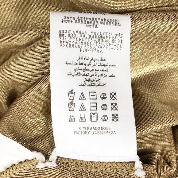 Stunning Greek Goddess Abrial Gold Draped Dress - Picture 6 of 9